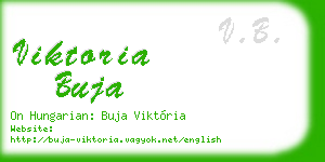 viktoria buja business card